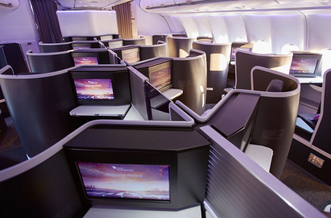 Business Class Seats-flat-screen- Virgin Australia's New A330